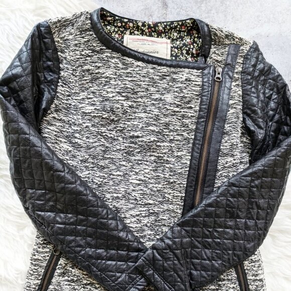 Anthropologie Cartonnier Tela Moto Jacket tweed Size XXS - Picture 7 of 8